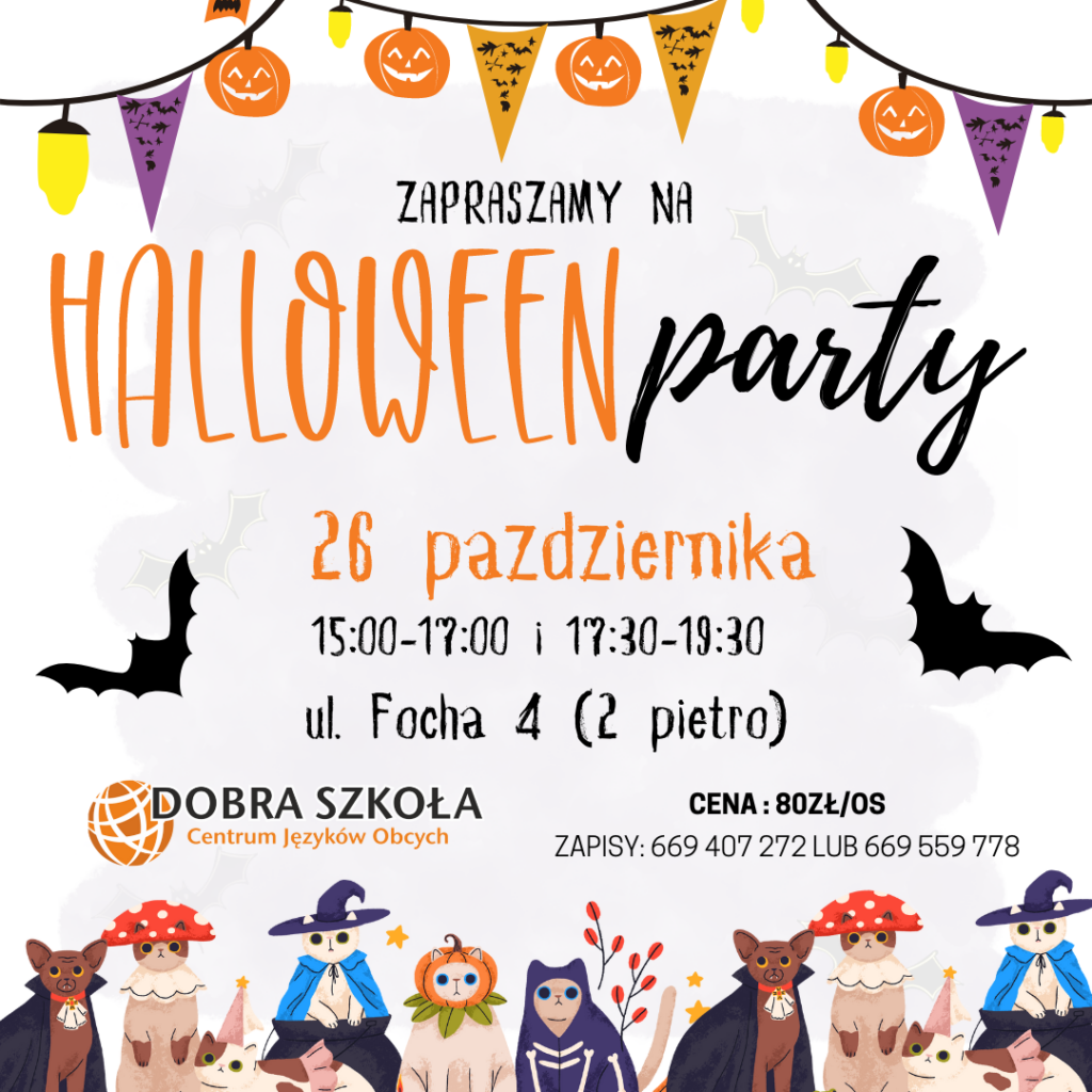 Wesołe Halloween Warsztaty w Dobrej Szkole!