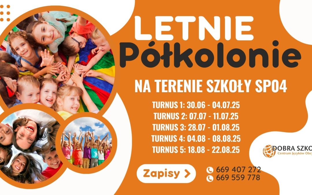 Półkolonie w Bydgoszczy – 5 turnusów – Lato pełne przygód